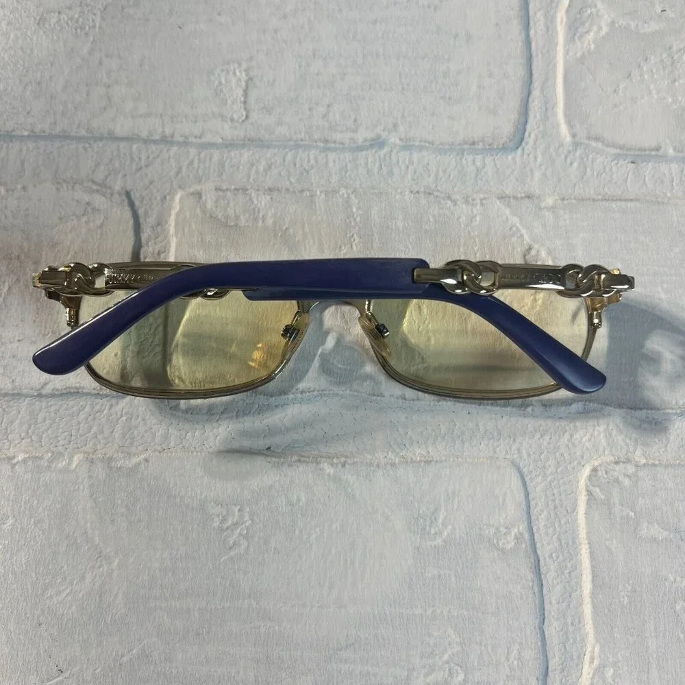 JIMMY‎ CHOO Eyeglasses Frames Violet 53 16 135 78-8T2 Rectangle Made in Italy